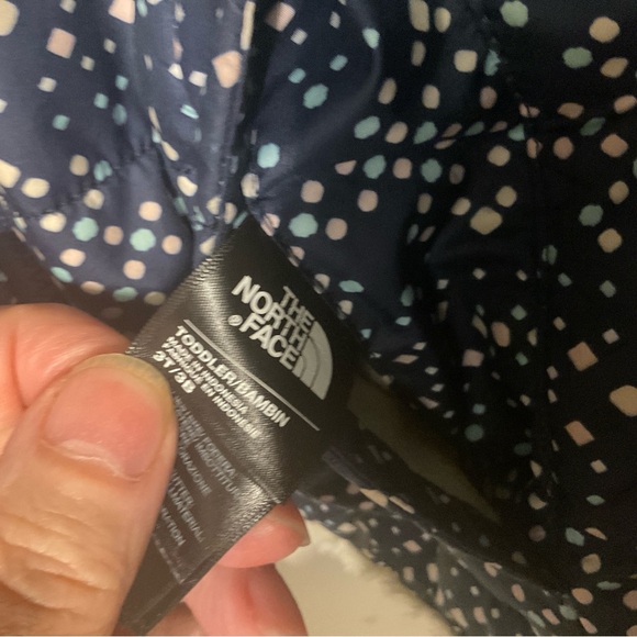 NORTH FACE TODDLER REVERSIBLE MOSSBUD SWIRL JACKET 3T - Picture 5 of 9